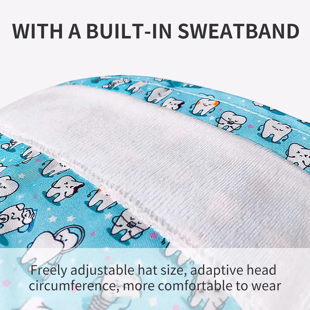 Cotton Nurse Hat Pet Doctor Surgical Caps Bouffant Medical Scrubs Cap Head Cover Custom Men