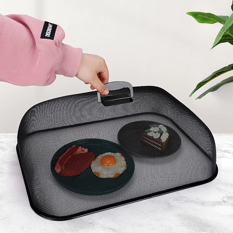 Hot Selling Kitchen Utensils Tent Umbrella Metal Mesh Demo Screen Outdoor Household Picnic Food Cover Tent