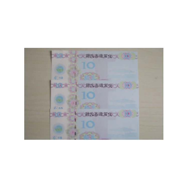 Factory direct selling high quality A4 security paper with security watermark 85 Gsm with silver security thread