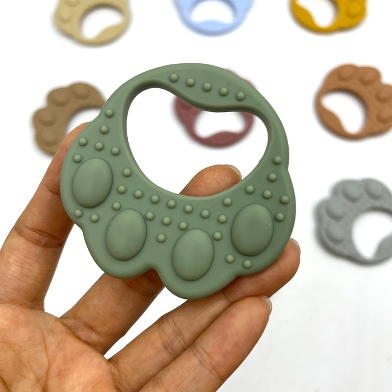 Новинка, Прорезыватель для зубов в форме лапы, не содержит Бисфенол А, силиконовый Прорезыватель для зубов, детский Прорезыватель для зубов из натурального каучука