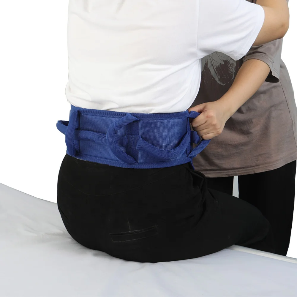 Secure Multifunctional Patient Handling Belt Transfer Gait Belt With Handles