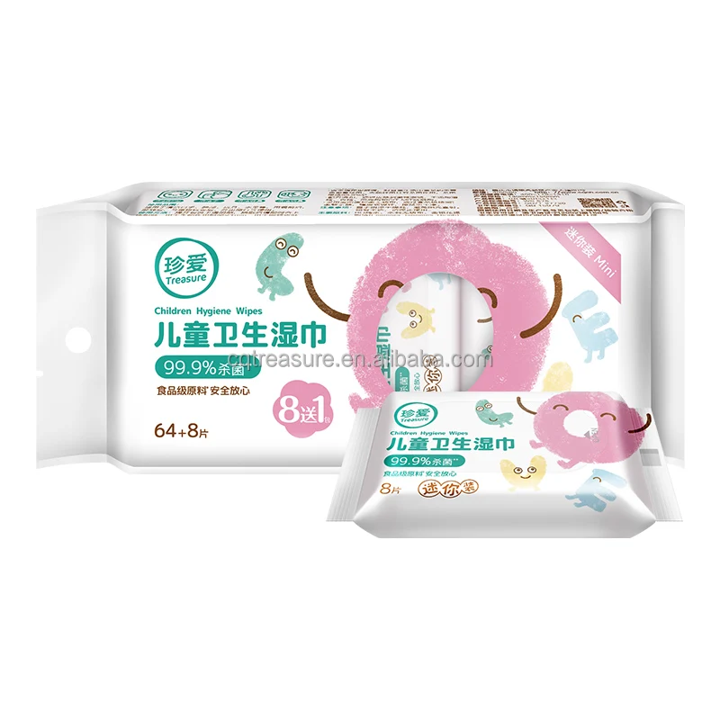 RTS ER41 Bacteriostatic Wet Wipes Baby Non Alcohol Wet Wipes Alcohol Free Oem Baby Wipes