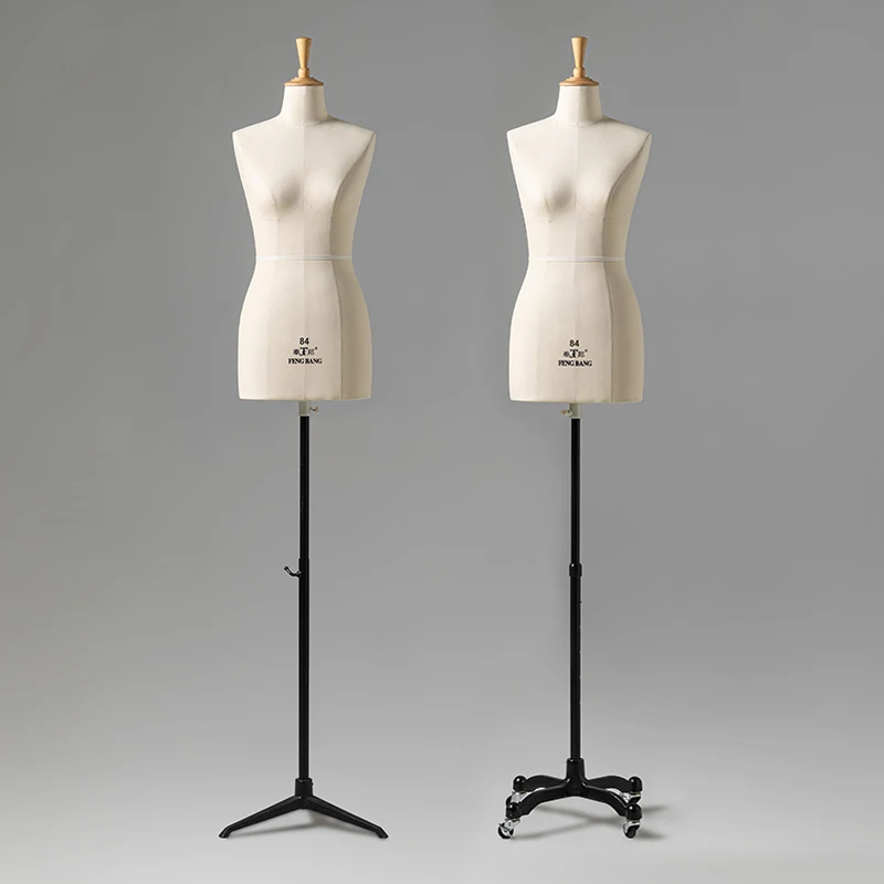 China Soft Dummy Pin Sewing Dummy Female Size Adjustable Dressmakers Woman Half Body Tailor Mannequin for Dressmaker