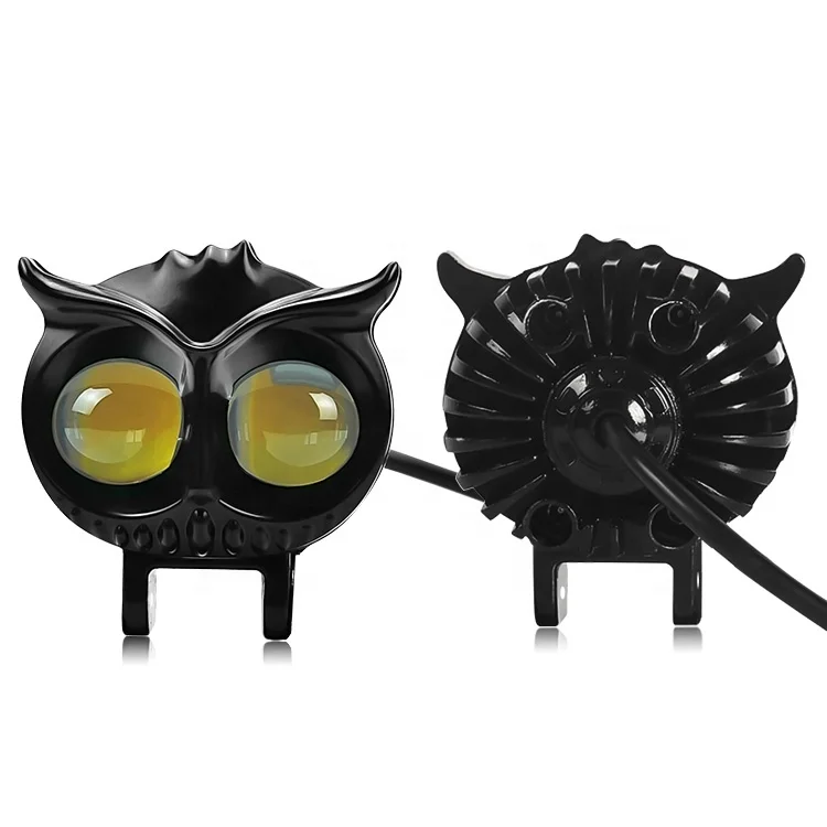 Motorcycle Lighting System Owl Shape Motorcycle Led Projector Headlight High Beam Low Lamp Motorcycle Headlight