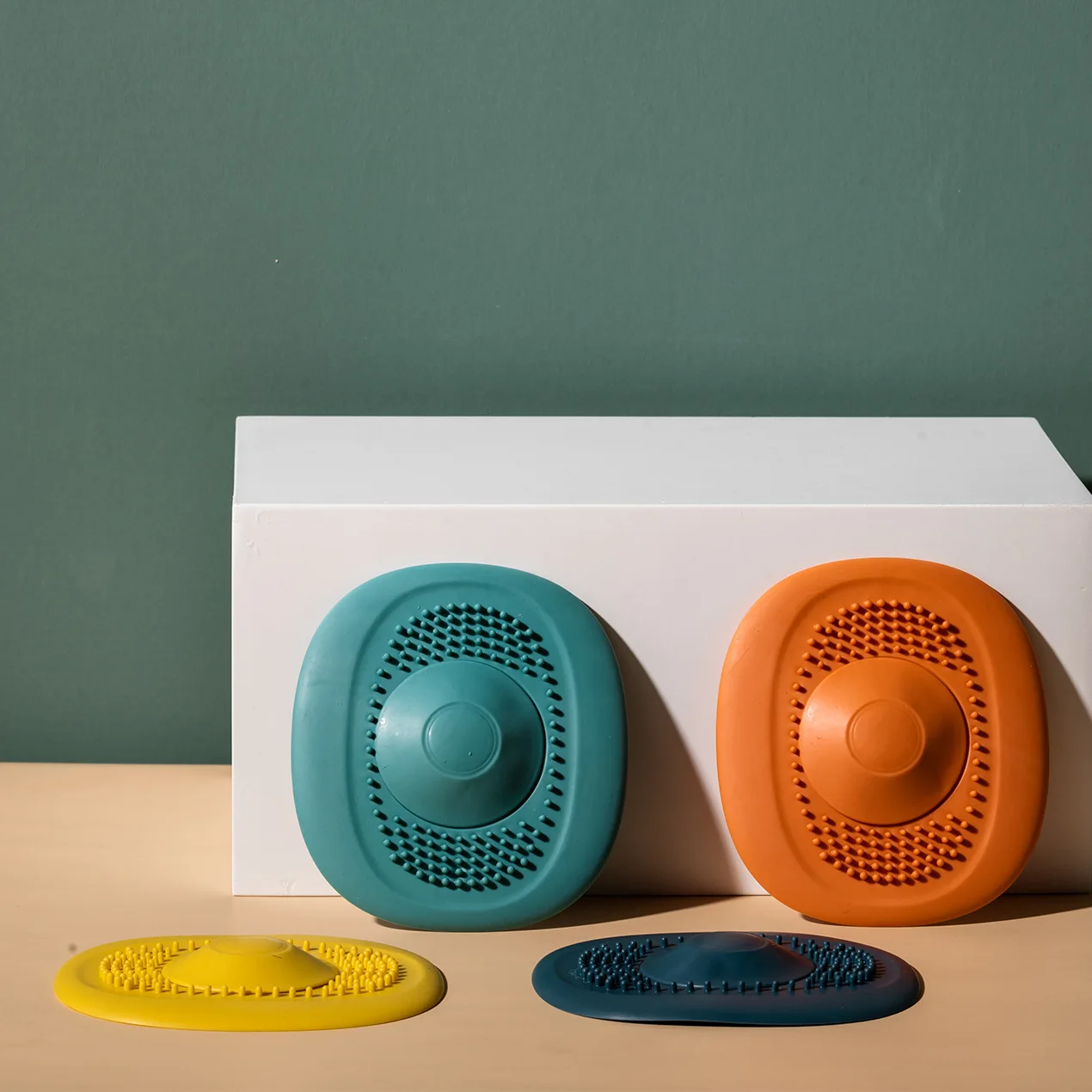 Wholesale Bathroom Shower room Bathtub Durable Plastic Silicone Drain Hair Stopper Catcher