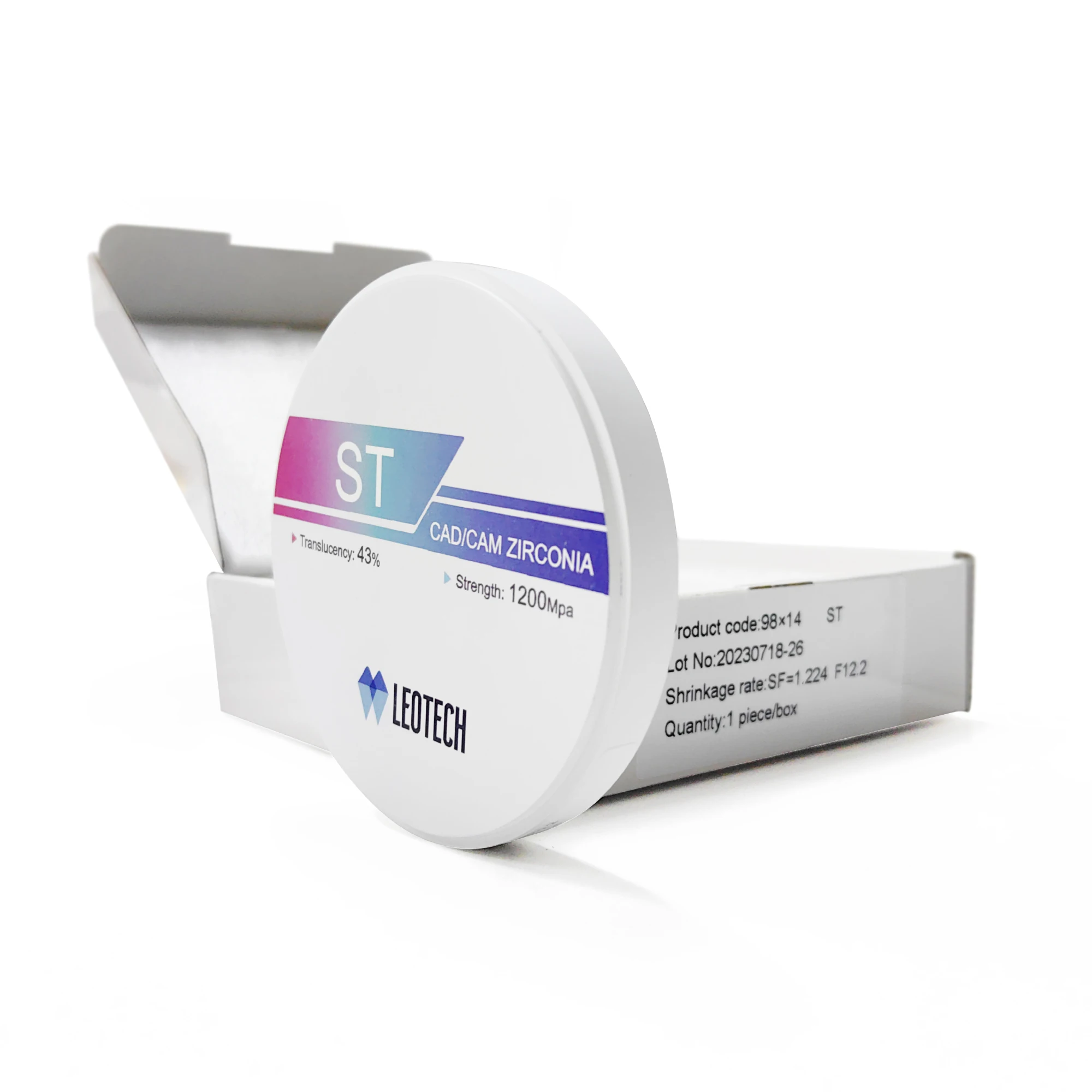 best after sales strength zirconia blocks dental ST white zirconia block 18mm dental blocks disc for cad cam