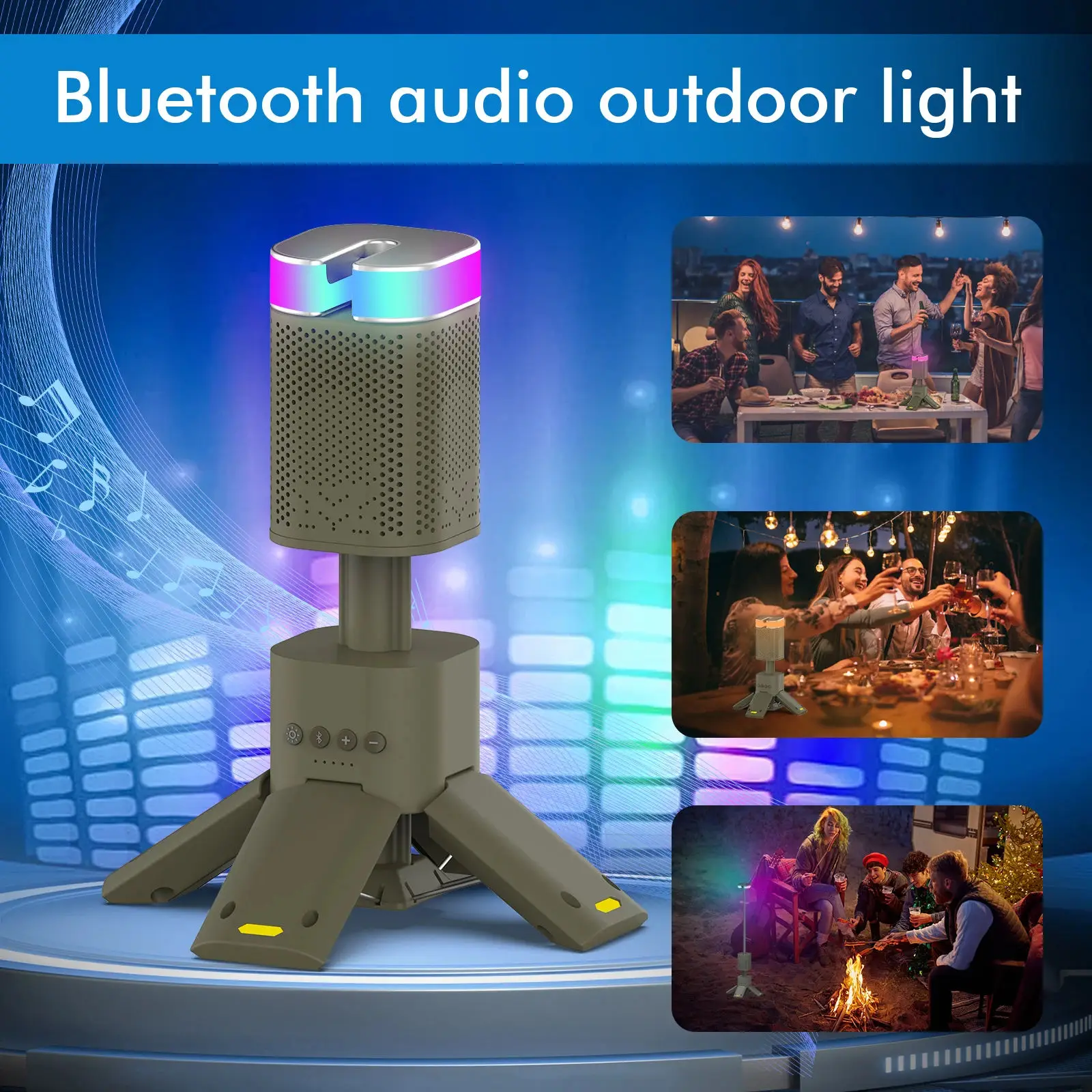 Telescopic Camping Light Rechargeable outdoor Lighting portable