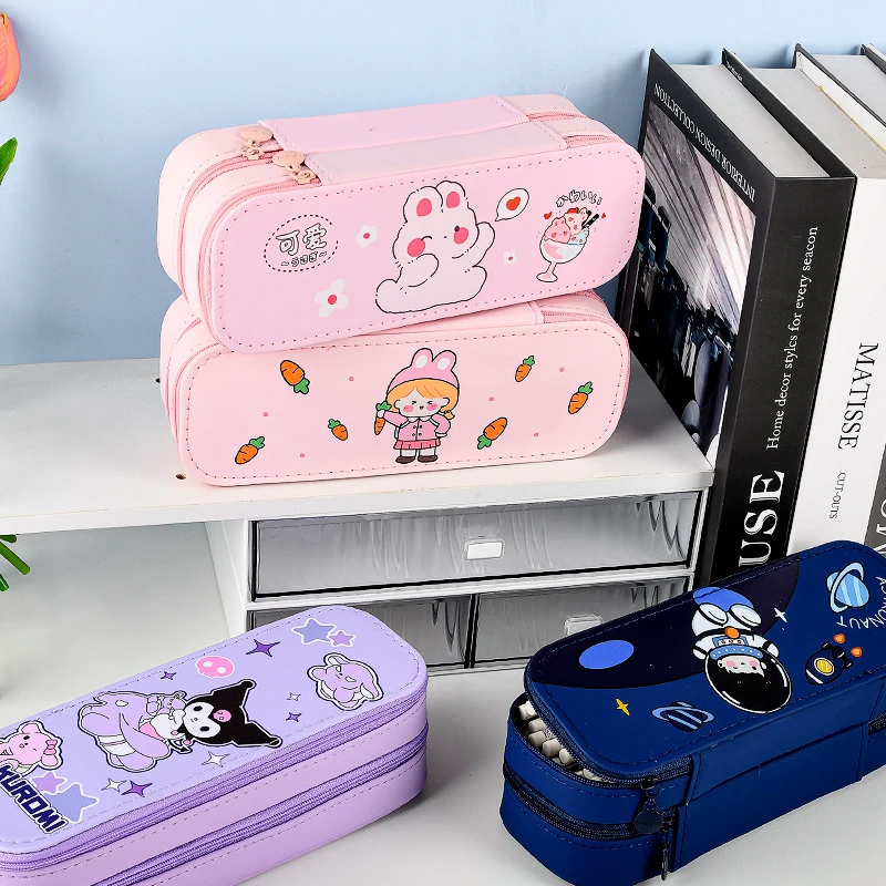 Kawaii креативный пенал для детей карандашей канцелярских и школьных принадлежностей