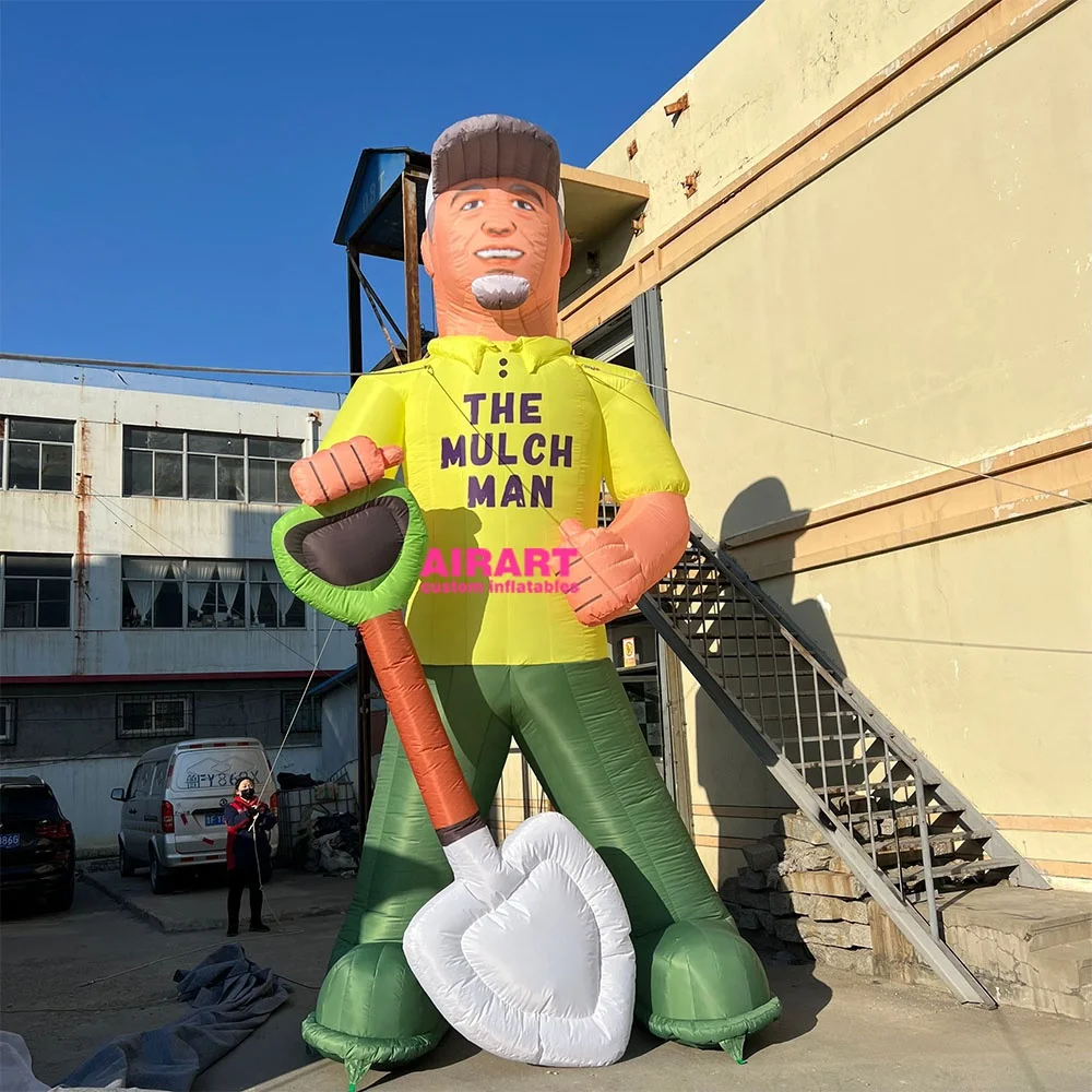 Promotion Advertising Decoration Inflatable Cartoon Penguin With Giant Ice Cream Cone