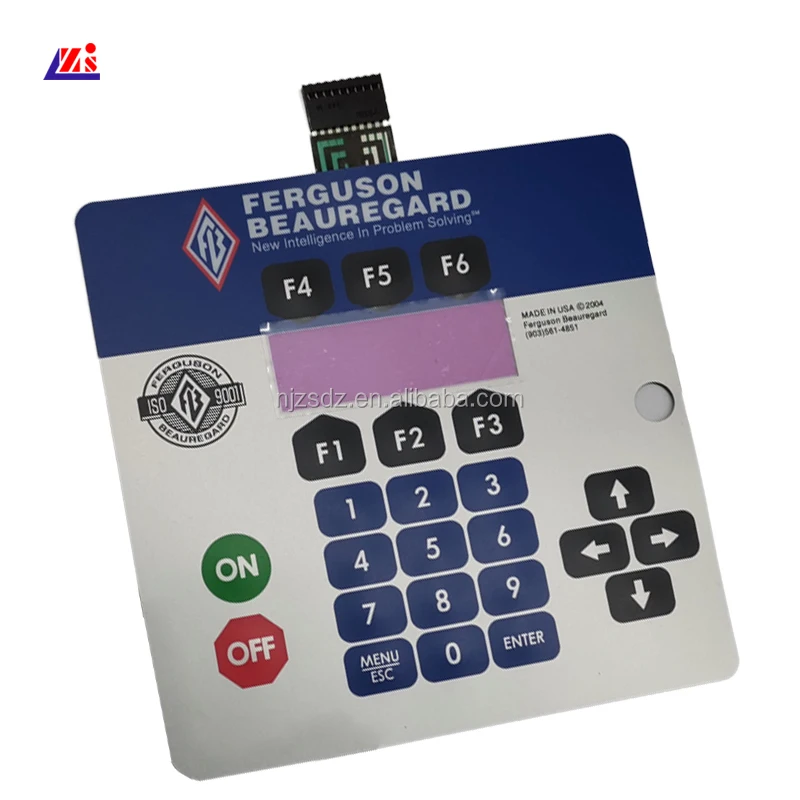 Custom OEM service touch panel push button membrane switch keypad