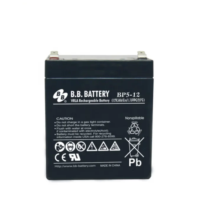 BB аккумулятор BP5-12 12 В 5AH AGM UPS Аккумулятор для хранения свинцово-кислотный
