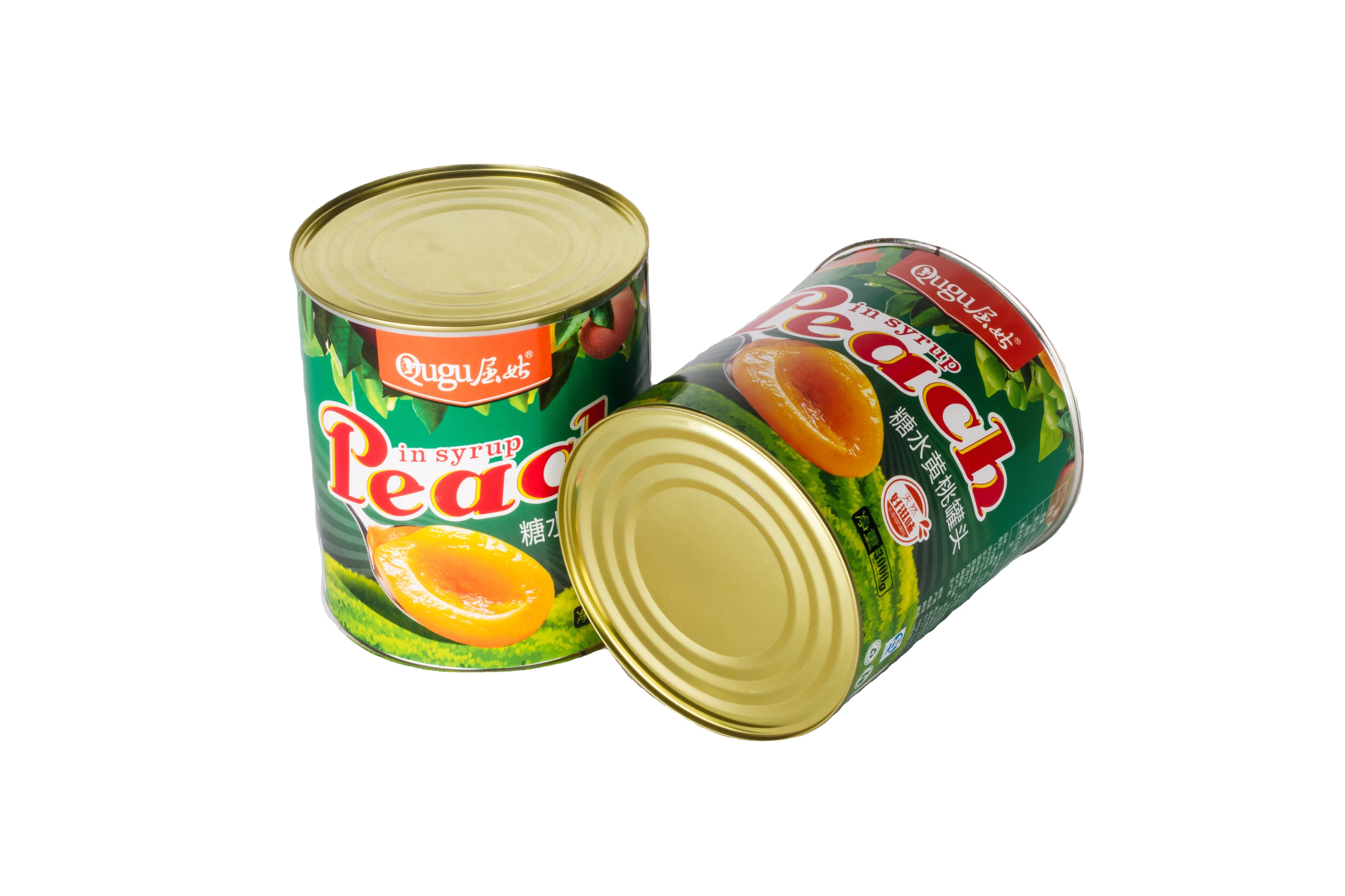 2500g factory made healthy delicious canned yellow peach halves in light syrup