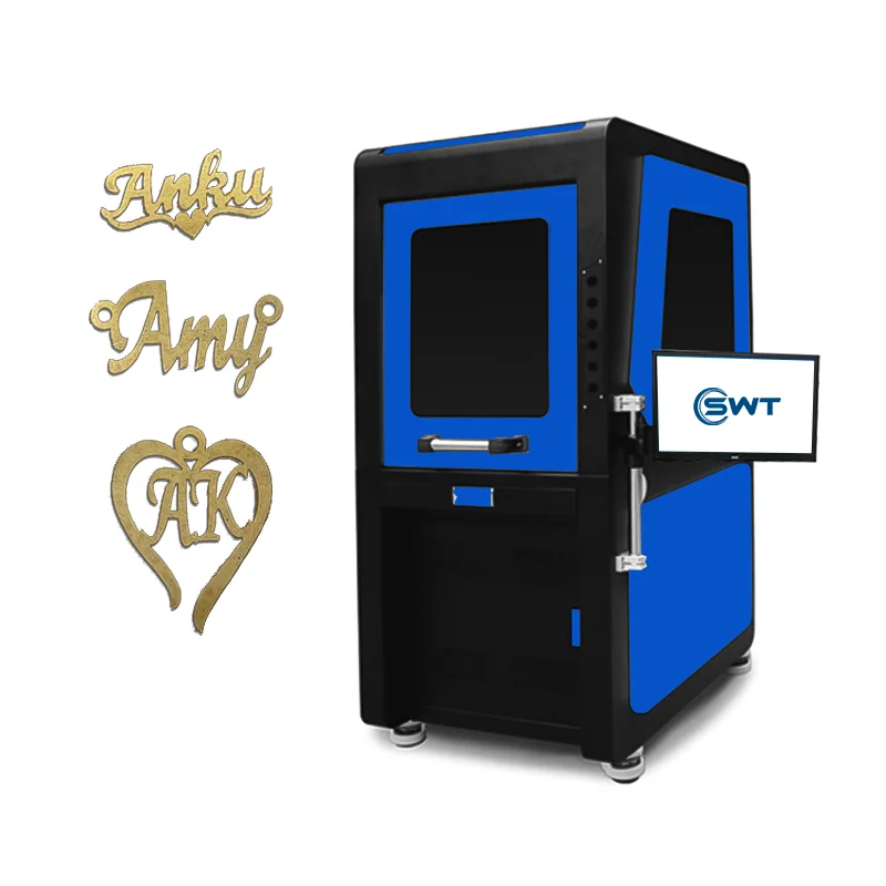 3w 5w 10w Glass Crystal Ceramic Silicon Wafer UV Lazer Marker Laser Etching Engraving Marking Machines With Full Enclosed Cover