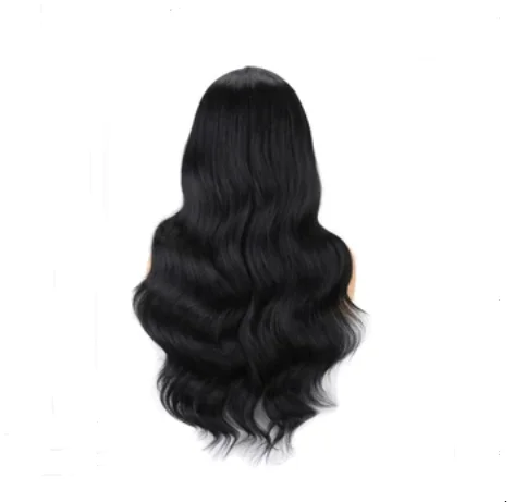 Cheap Wholesale Synthetic Wig Medium Wigs Natural Straight synthetic hair wig for Women