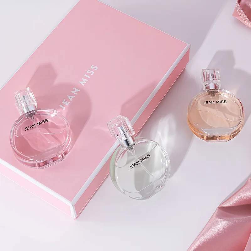 Perfume Set 3pcs 30ml Miss Lady Women Perfume Fragrance Long Lasting Edp Parfum Gift Box Set