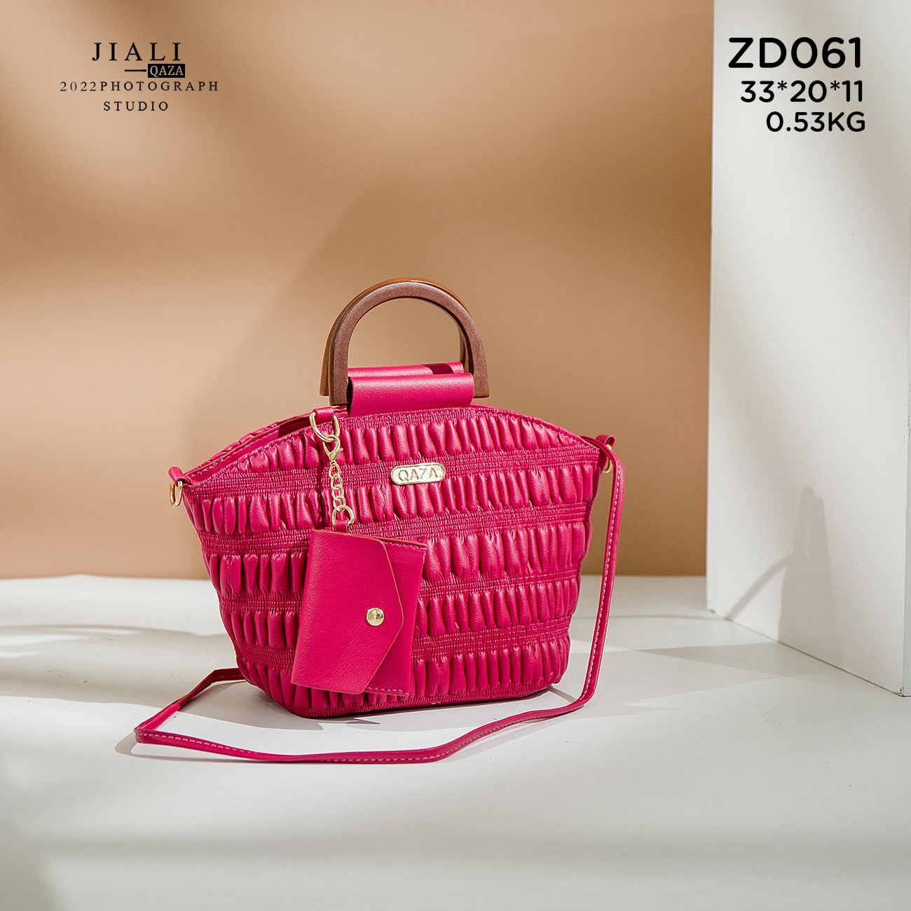 ZD061 Guangzhou Designer sac a main femme handbags New Fashion Wooden Handle Jiali Bags Women Handbags Ladies