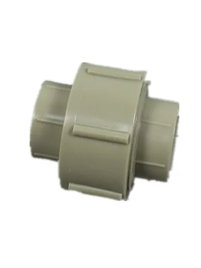 Plastic Pipe manufacturer PPR Pipe and fitting Gray/White/ Green Color  Plastic Union PPR Union