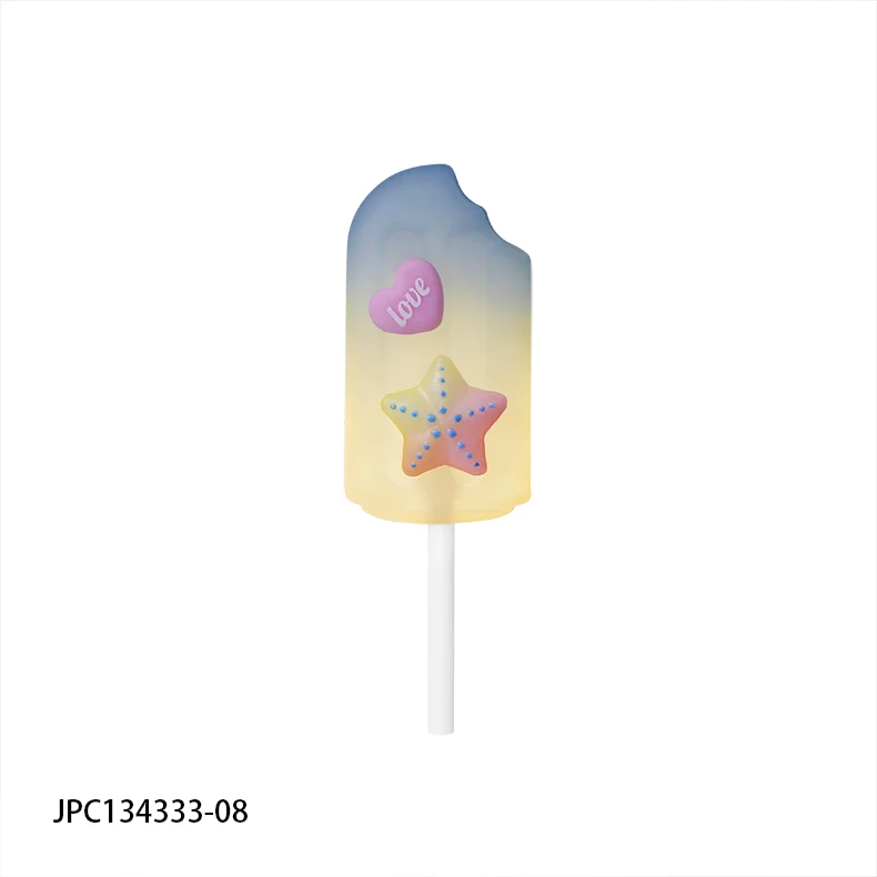 Custom cute stationery Fish starfish shells Ice cream shape cute eraser kawaii stationery PVC material 3D Pencil eraser for kid