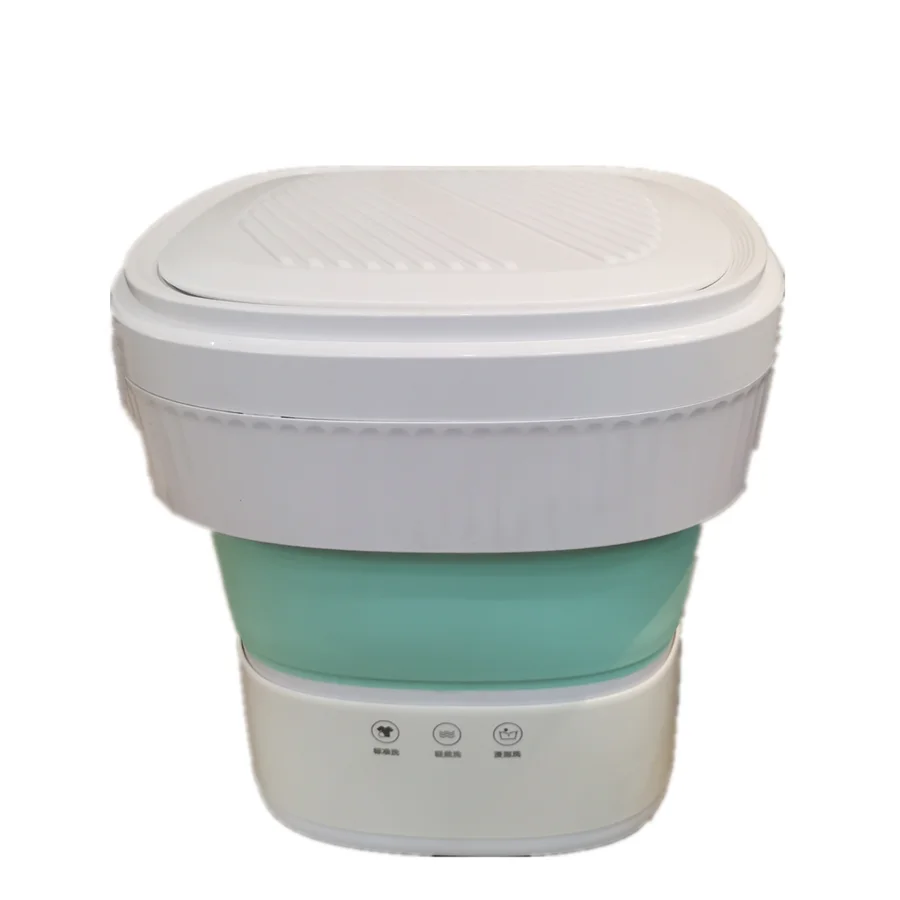 Electric Single Tub Top Loading Washing Machine for car and camping Portable foldable mini washer for traveling