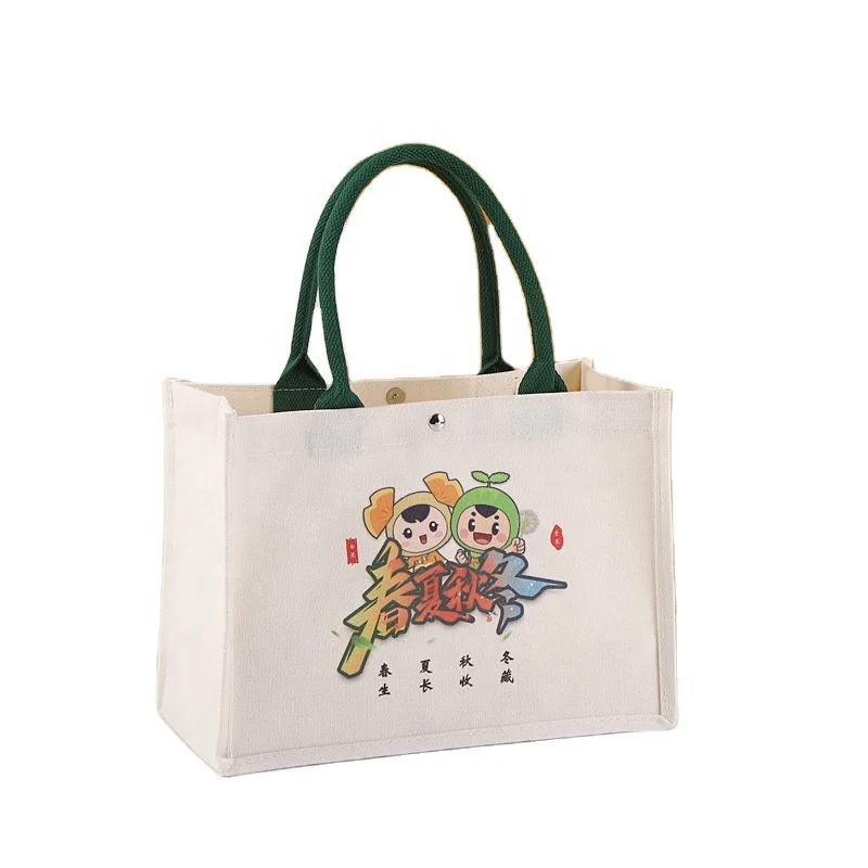Extra Large Personalized Fashion Boat Tote Cotton Canvas Tote Bag For Grocery