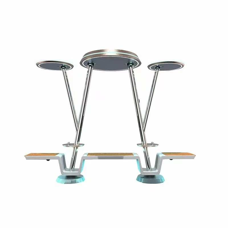 solar panel picnic table for cell phone charging table solar lamp solar round table