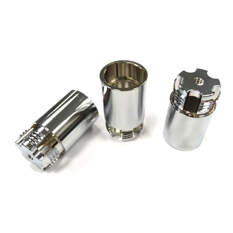 Perfect screw logo brass pen cnc machining titanium