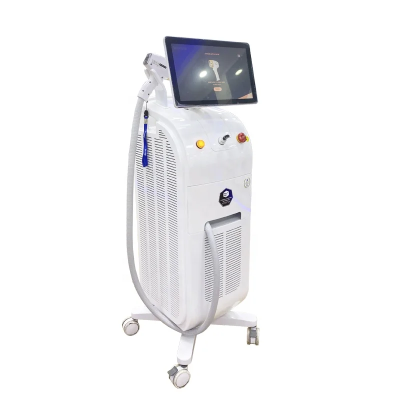 Newest 810nm Laser Diode Hair Removal Device 755 808 1064nm  Diode Laser Ice Titanium Platinum Alexandrite Laser Machine Price