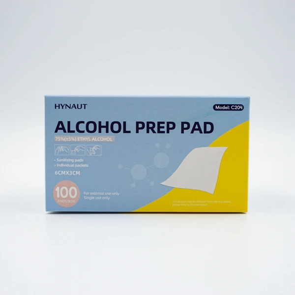 Qingdao hainuo Hynaut disinfecting 70% 75% isopropyl Alcohol Prep Pad