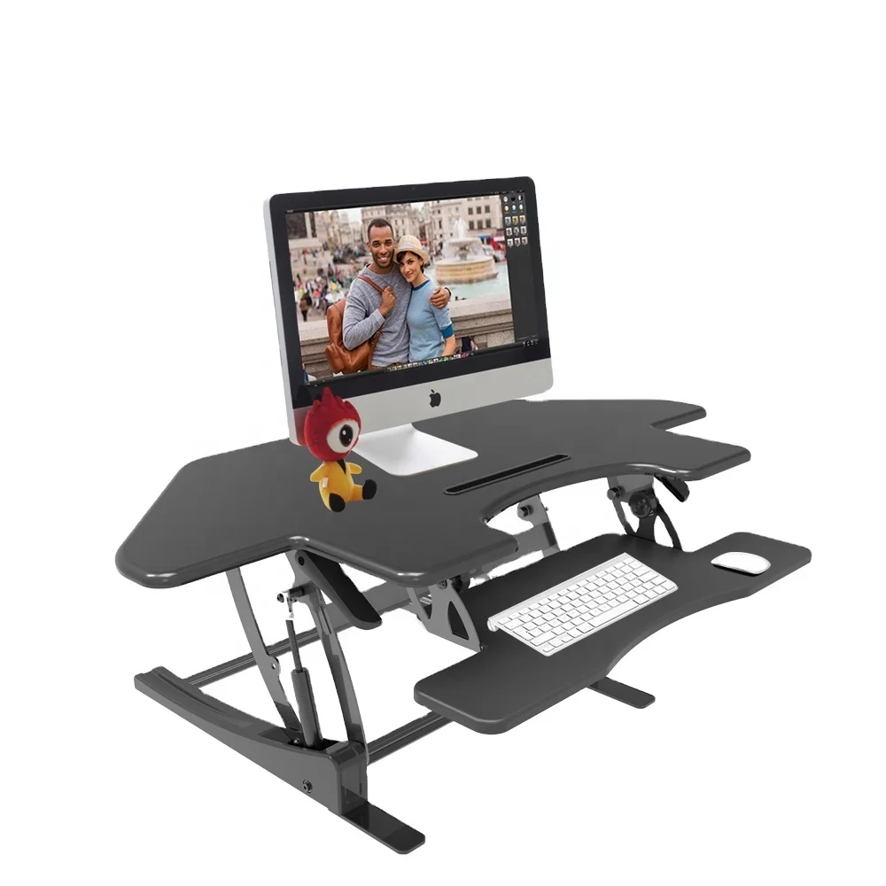 High quality Height Adjustable Desktop Sit Stand Workstation VM-SD02T