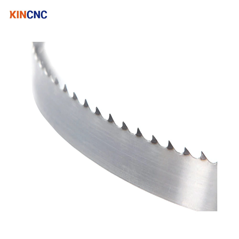 KINCNC wood band saw blade diamond bi metal band saw blades 34x1.1mm bimetal cnc band saw blade