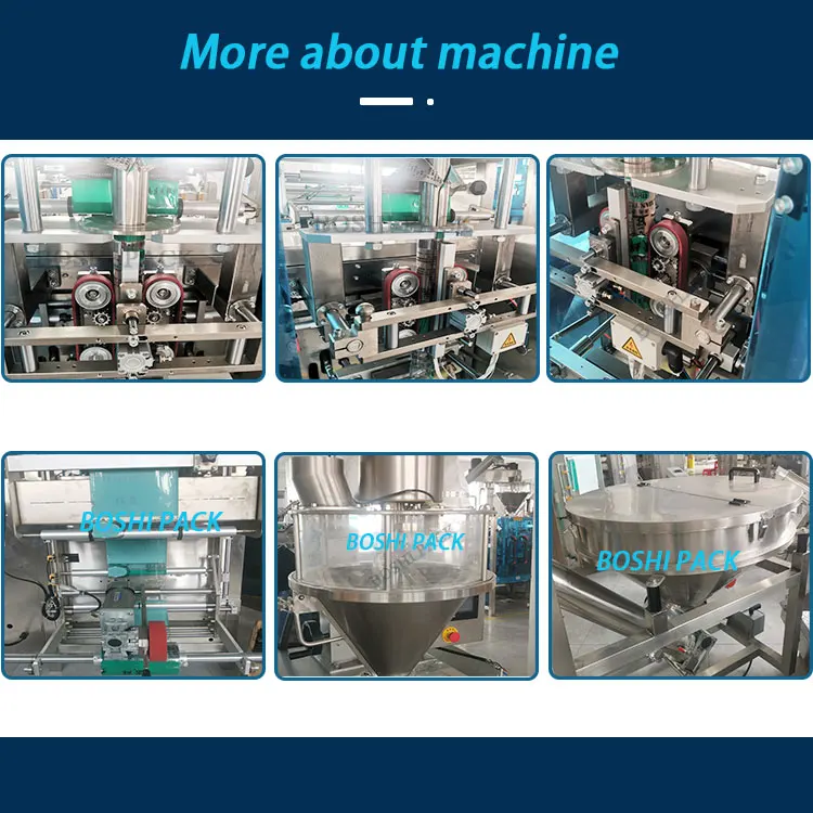 Wholesale Automatic Vertical Vietnam Black Pepper Yam Vegetable Wheat Powder Flour Packaging Machine