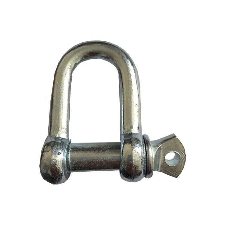 High Quality Rigging Hardware Stainless Steel European Style Bow Shackle With Safety Pin