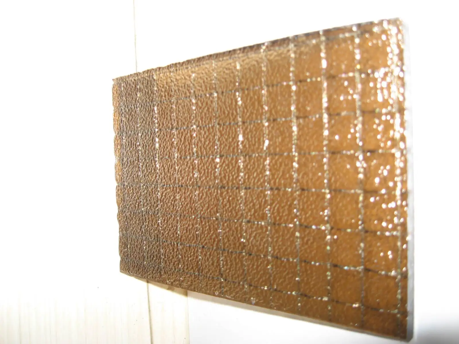 6mm 6.5mm Clear Bronze Brown Nashiji Wired Glass Fire-Proof Glass
