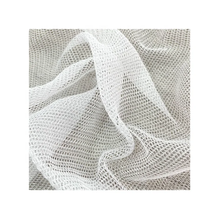 47-63 Width 100% Polyester Soft Tulle Mesh Mosquito net grey Fabric shoe fabric material