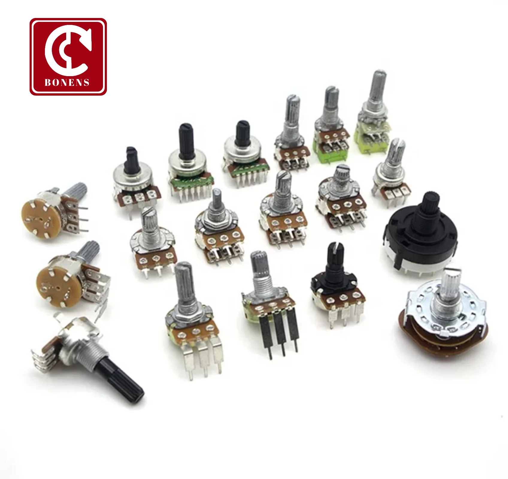 WH148 Audio Pots 15mm 18mm Shaft Volume and Tone Controls A500K B500K A250K B250K Guitar Potentiometer 500k 250k