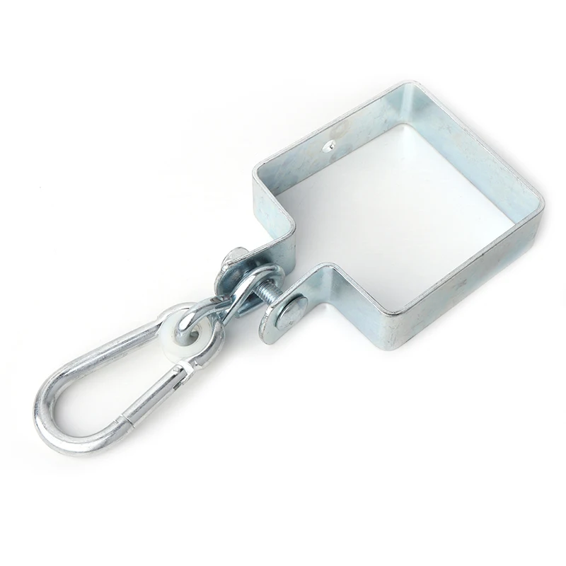 square collar hook with snap hook swing hook