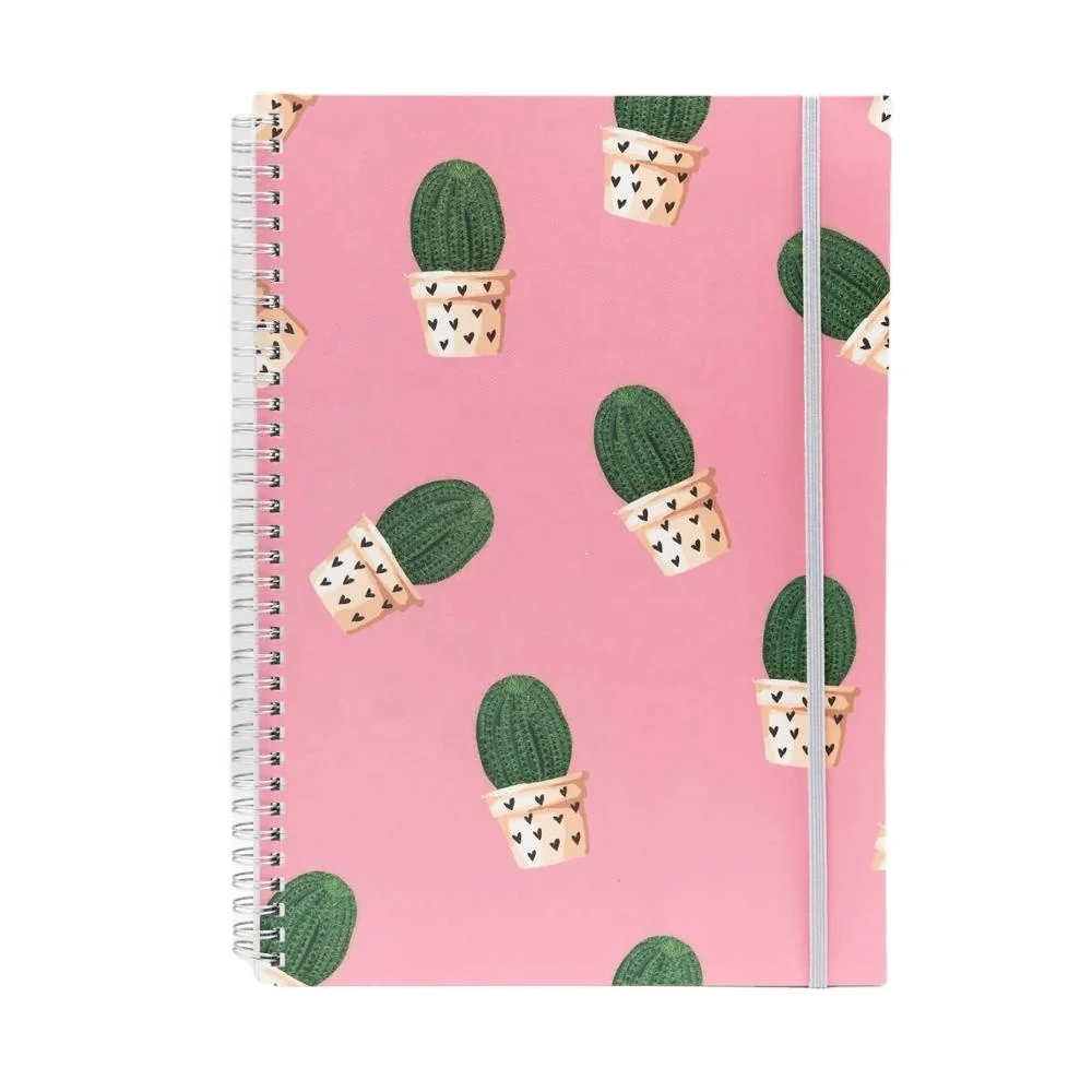 Customize Cheap Bulk A5 Wire Spiral Bound Hardcover Printing Notebook
