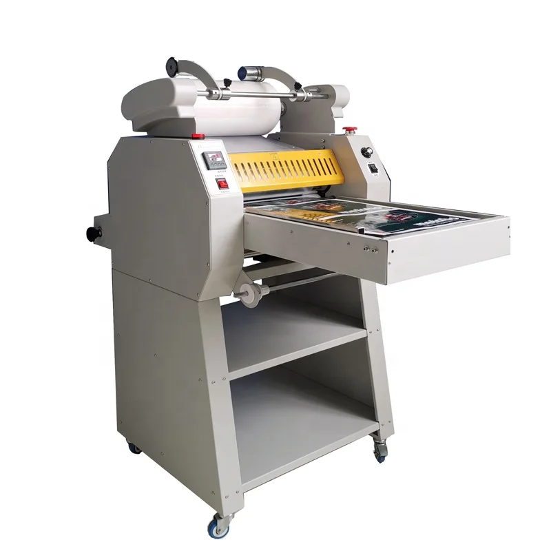 490mm industrial paper laminator double sides hot and cold laminating machine