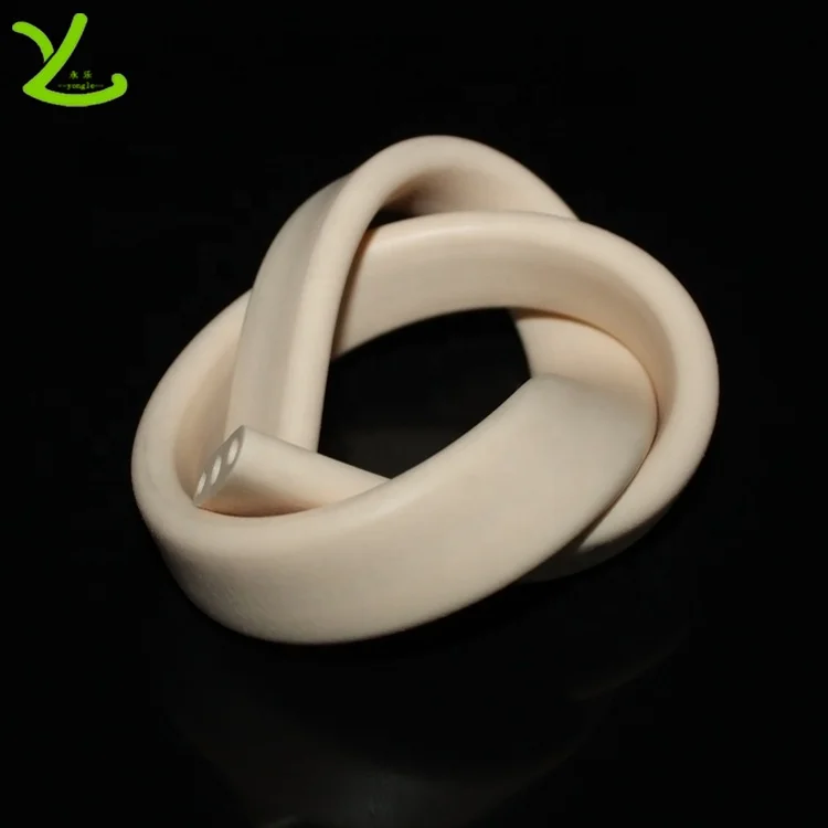 Custom three lumen silicone pipe food grade silicone rubber hose tube