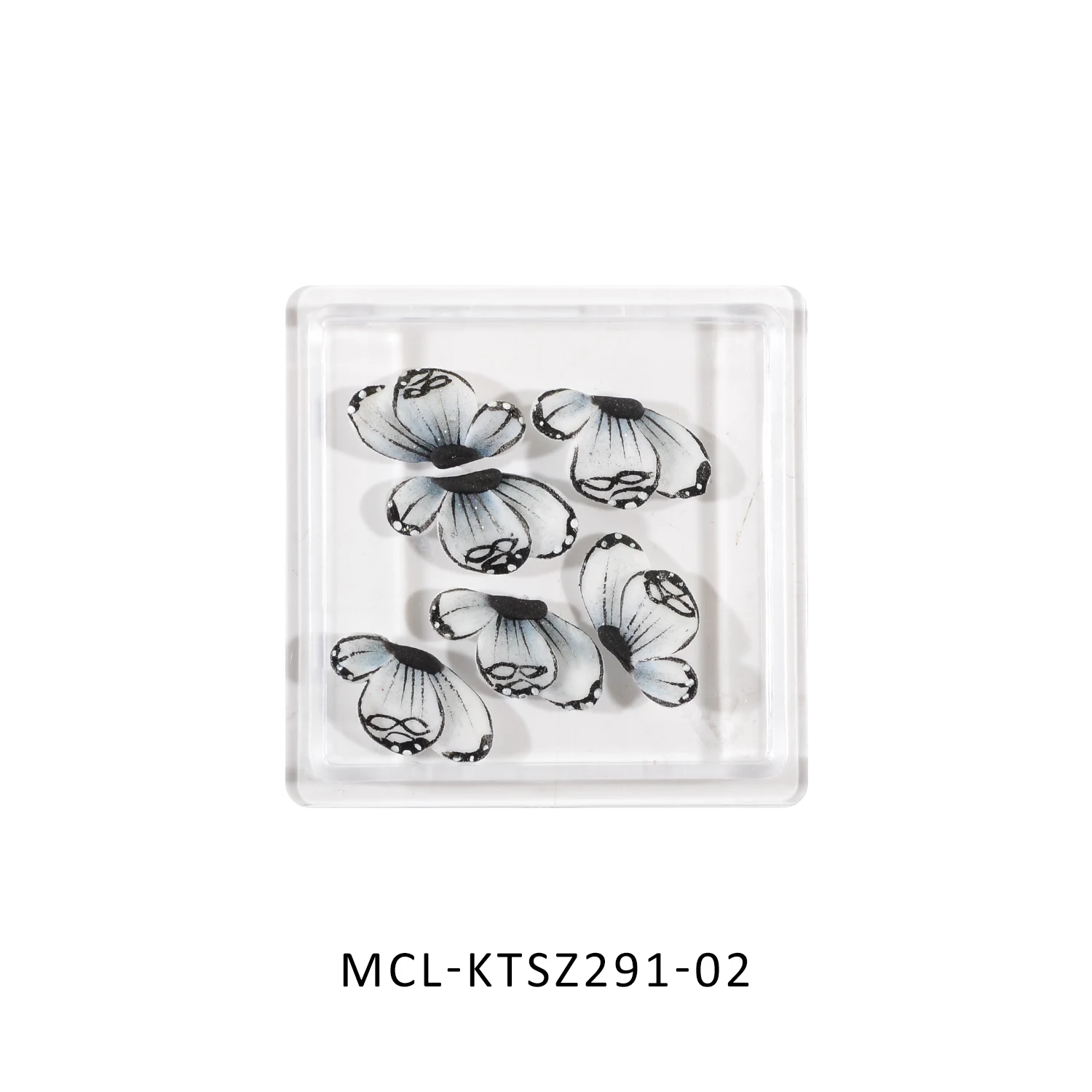 Vietnam Colorful Hand Made 3D Acrylic Resin Spring & Summer Flower Nail Art Charms Accessories For Nails