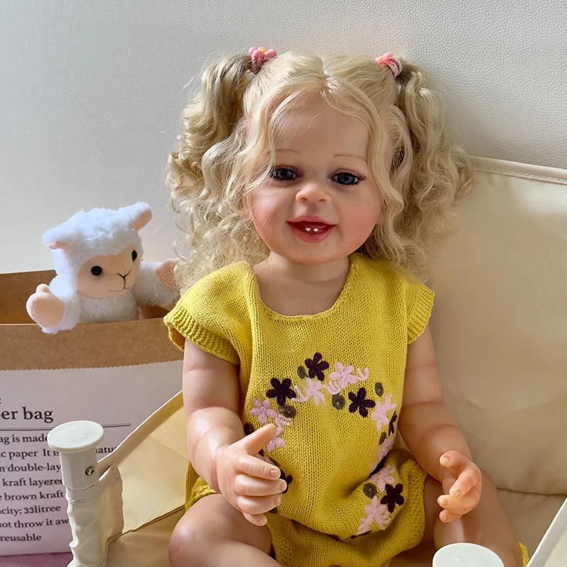 55cm realistic full body silicone vinyl real newborn baby toddler doll gifts lifelike soft touch reborn dolls for small children