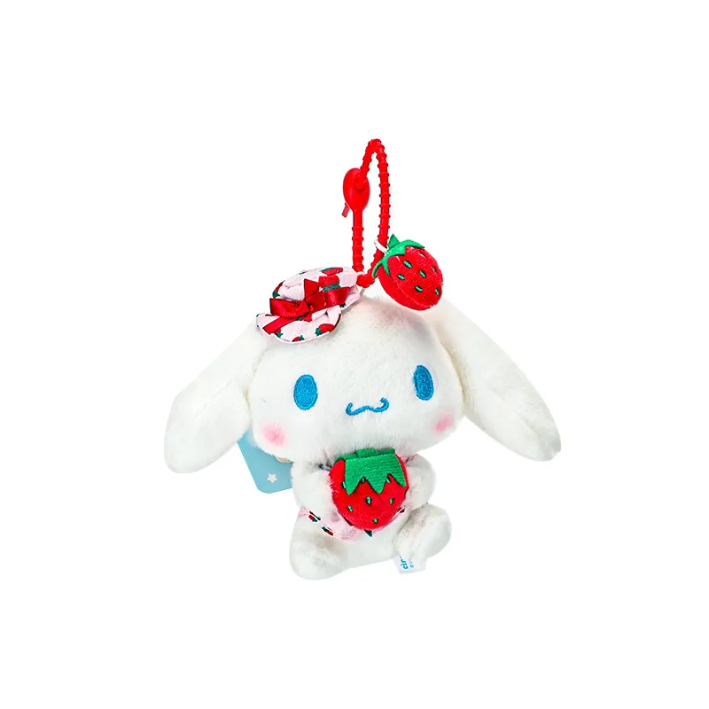 Клубничные плюшевые игрушки Kawaii Kitty My Melody мягкая игрушка в виде животного Декор Sanriod Plushie Cinnamoroll кукла брелок