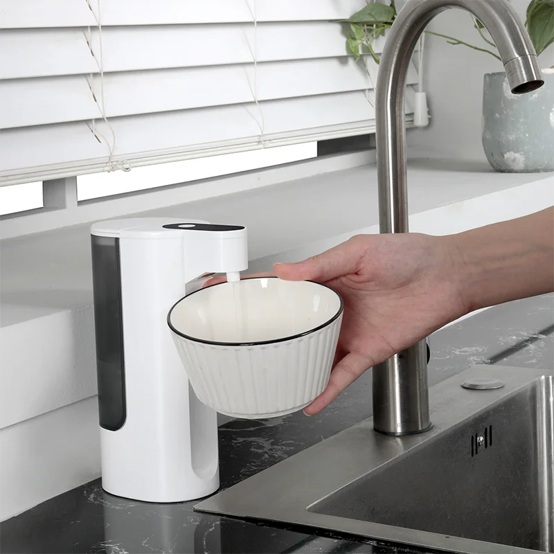 Fast Sensor Kitchen Dish Gel Soap Dispenser Household USB Rechargeable Auto Pump Bottle Hand Wash Smart Liquid Soap Dispenser