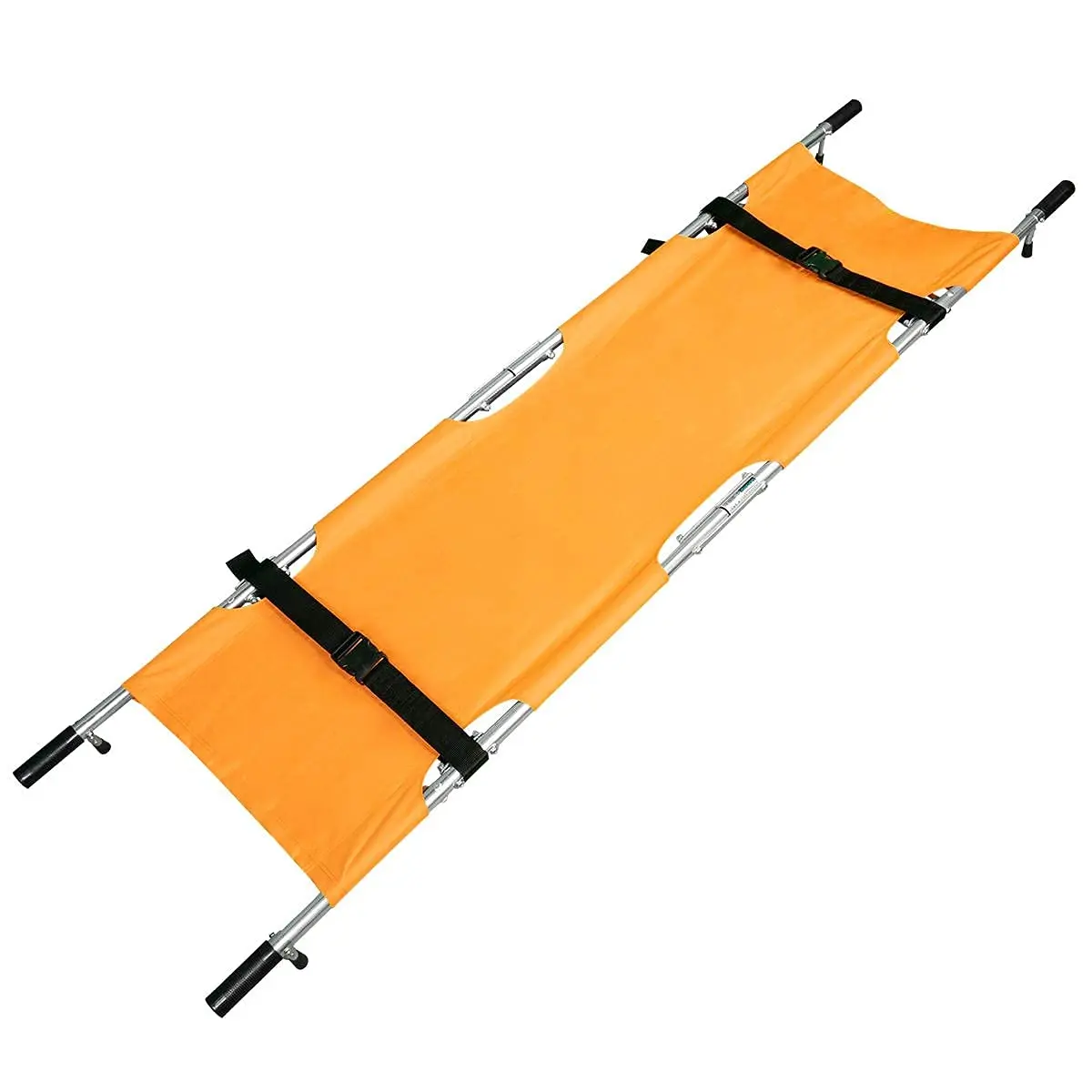 SUNMED Emergency Rescue Orange Four Fold Folding Stretcher