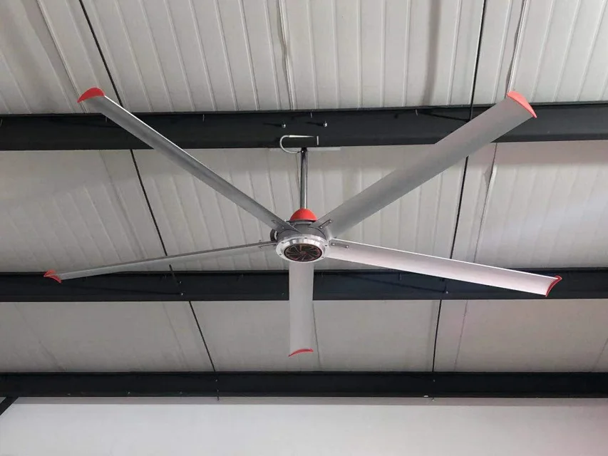 WEIYU 14FT Industrial Ceiling Axial Fan Low Noise DC Cooling Durable Fan