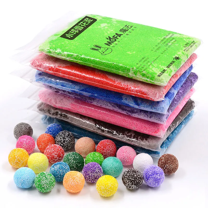 100 gram Modeling Craft Foam Clay Creative Funny snow clay foam modeling clay