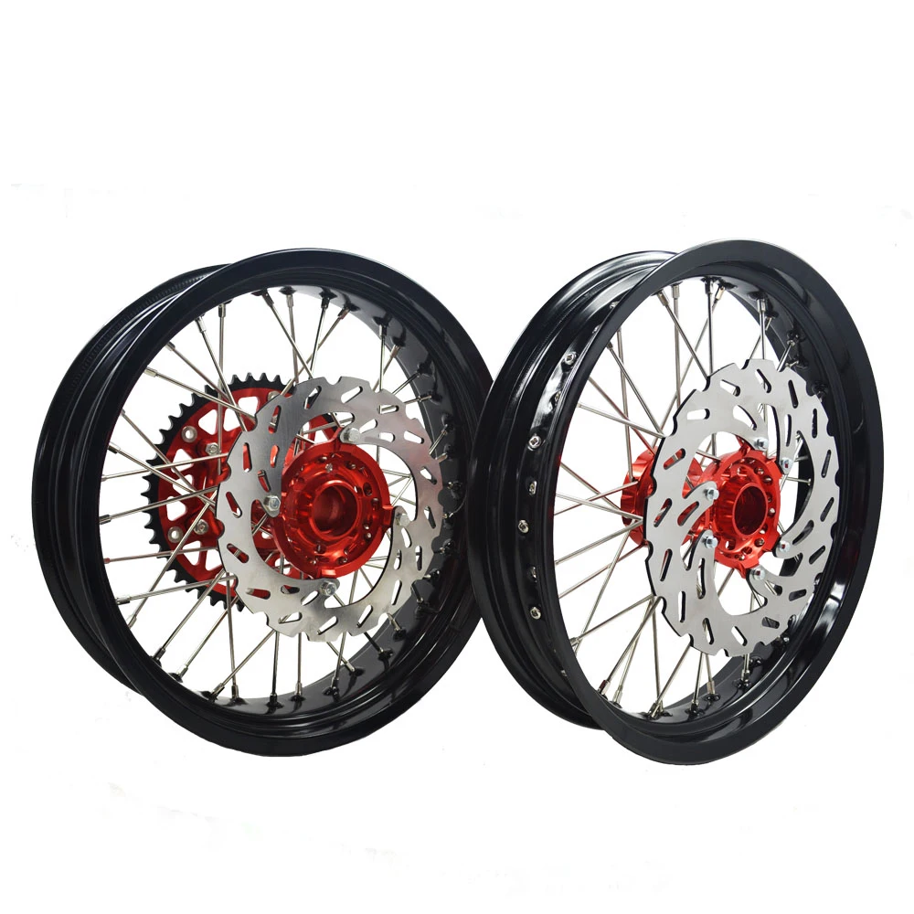 Flat Track 19x2.5  19x3.0  Motorcycle Aluminum Wheels CRF125 250