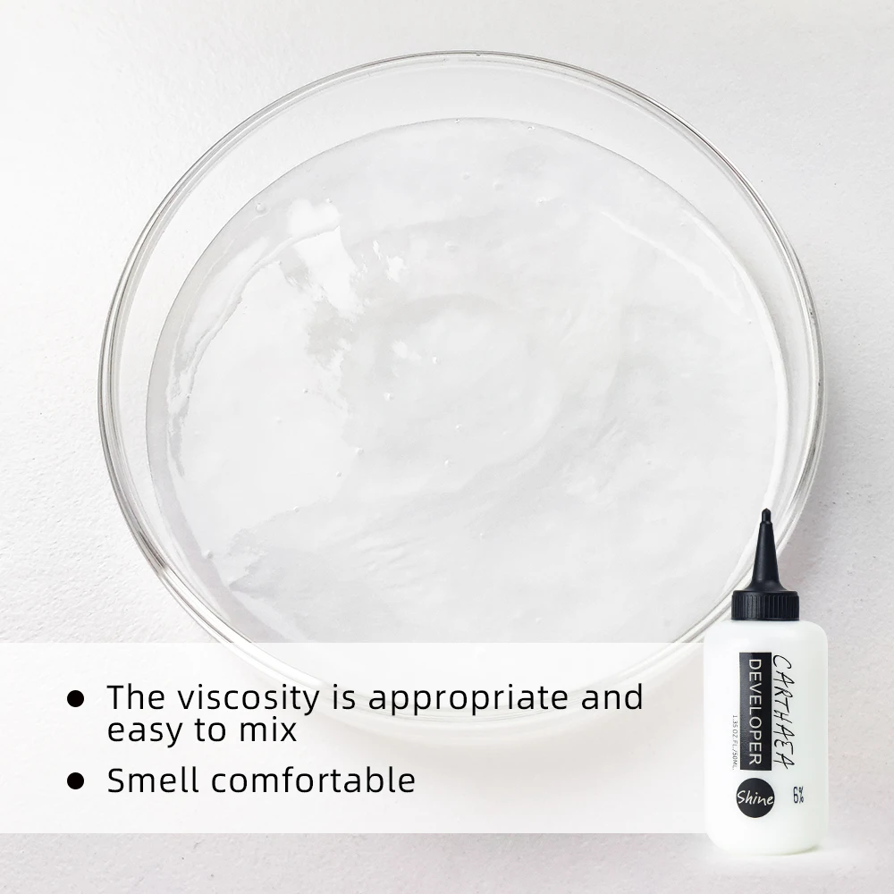 Wholesale Professional Oxidant Manufacturer Carthaea Brand 50ml Peroxide Cream No3 Ammonia Free Professional Hair Developer