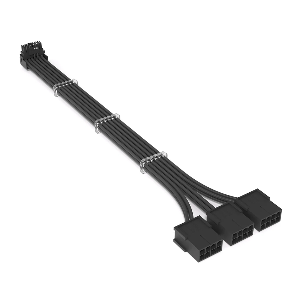 Кабель удлинитель PCI E 5,0 90 градусов, GPU RTX 4090 Ti PCIe Gen 5 12VHPWR, разъемы Pcie 40x16, кабель удлинитель на 6   2 контакта * 3 (1600768851865)