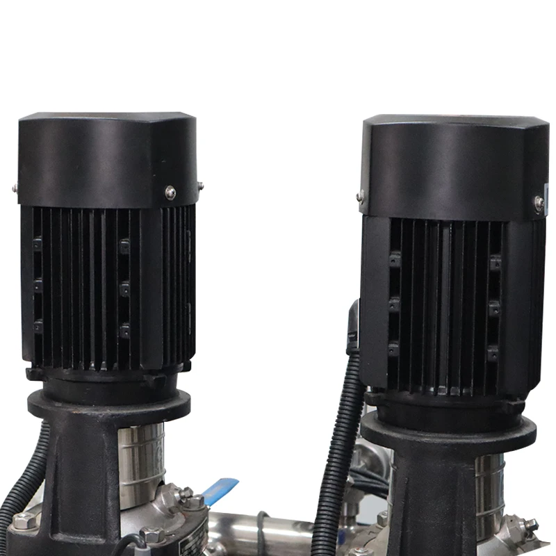 The customized constant pressure water supply pump adopts high quality stainless steel and variable speed water supply equipment